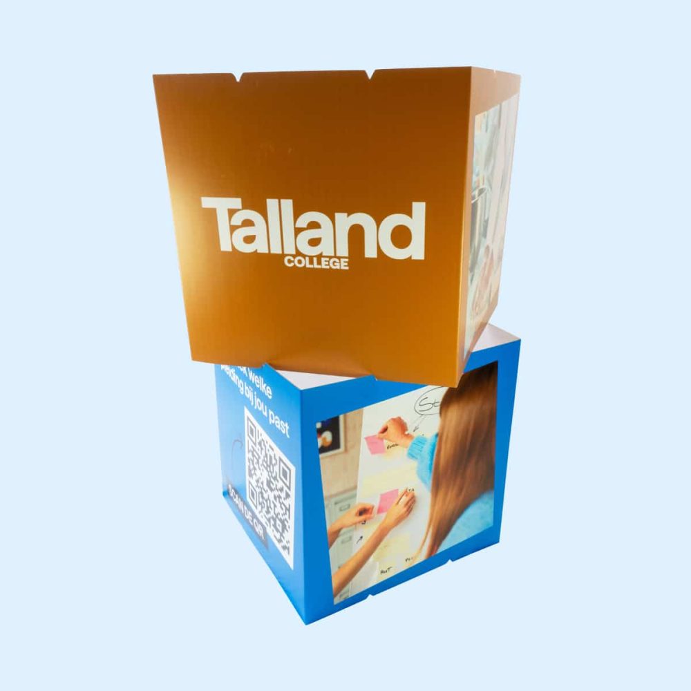 Levensgrote stapelkubus 90x90 open